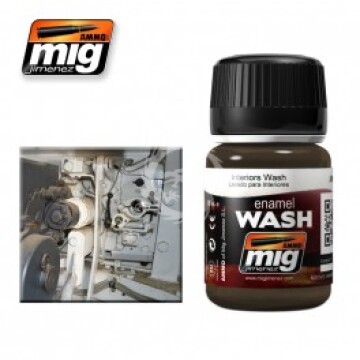 Produkt emaliowany- INTERIORS WASH AMMO of Mig Jimenez A.MIG 1003 35 ml