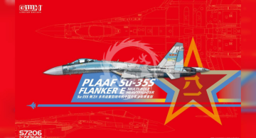 PLAAF Su-35S Flanker E  Lion Roar GWH S7206 skala 1/72