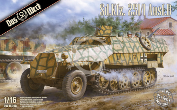 NA ZAMÓWIENIE - Sd.Kfz. 251/1 Ausf. D Das Werk DW16005 skala 1/16