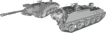 Kanonenjagdpanzer/Beobachtungspanzer Das Werk DW35031 skala 1/35