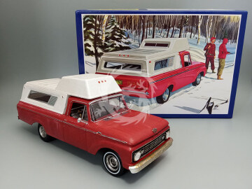 1963 Ford F-100 Camper Pickup Customizing Kit by Round 2 - AMT 1412 skala 1/25