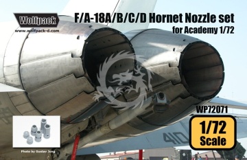 F/A-18A/B/C/D Hornet Nozzle Set for Academy - Wolfpack WP72071 skala 1/72