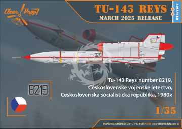 Tu-143 Reys Television Reconnaissance - Clear Prop! CP3506 skala 1/35