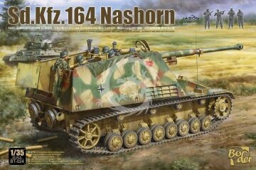 Sd.Kfz. 164 Nashorn Early/Command w/4 figures - Border Model BT-024 skala 1/35