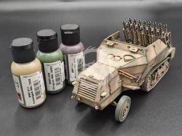sReihenwerfers auf Fahrgestell S 303 (f) - KM Model KM-35003 Wydruk 3D skala 1/35 