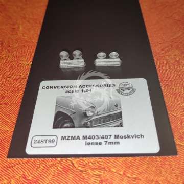 MZMA M403/407 Moskvich lense 7mm 4pcs - Start43 ST99 skala 1/24