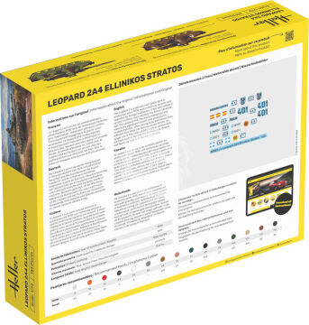 STARTER KIT Leopard 2A4 - Ellinikos Stratos - Heller 35802 skala 1/72