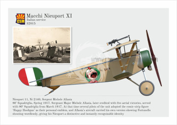 Macchi Nieuport XI Italian Service - Copper State Models CSM32-015 skala 1/32