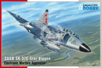 PRZEDSPRZEDAZ -  SAAB SK-37E Stör-Viggen 'Electronic Warfare Agressor' - Special Hobby SH72540 skala 1/72 
