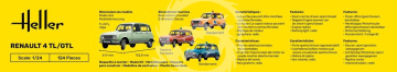 Renault 4TL/GTL - Heller 56759 skala 1:24