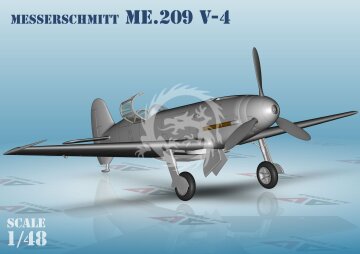 Messerschmitt Me 209 V4 A&A Models 4810 skala 1/48