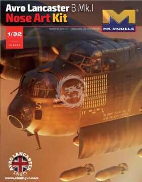 Avro Lancaster B Mk.I Nose Art Kit HK Models 01E033 skala 1/32