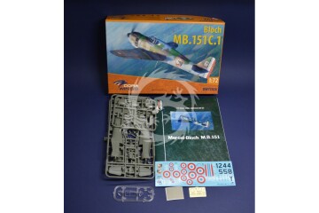Model plastikowy Bloch MB.151 C.1 Dora Wings DW72026 skala 1/72