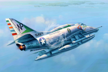 Model plastikowy Douglas A-4E Skyhawk Trumpeter 02266 1/32