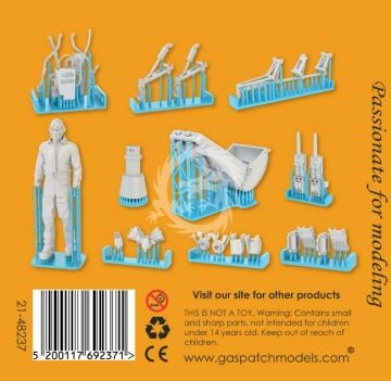 Zestaw detali dla Me-163B GasPatch Models 21-48237 skala 1/48