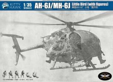 NA ZAMÓWIENIE - AH-6J/MH-6J Little Bird (with figures) Kitty Hawk KH50004 skala 1/35