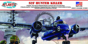Samolot US Navy S2F Hunter Killer - Atlantis 145  skala 1/54