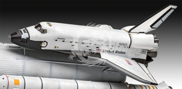 40th Anniversary Space Shuttle with Booster Rockets - Revell 05674 skala 1/144