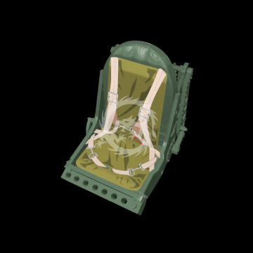 RAF and USAF Aircrew Parachutes - Metallic Details MDP48032 skala 1/48