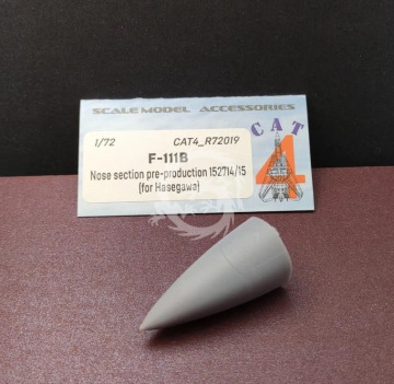 NA ZAMÓWIENIE - F-111B Nose section  pre-production  152714/15 (for Hasegawa) - Cat4 R72019 skala 1/72