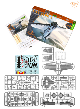  I-16 Type 5 (late) in the sky of Spain Clear Prop CP4822 skala 1/48
