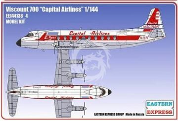 Viscount 700 Capital Air Eastern Express EE144138_4 skala 1/144