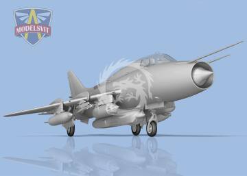 Model plastikowy Su-17M3R Reconnaissance fighter-bomber, ModelSvit, MSVIT 72048, skala 1/72