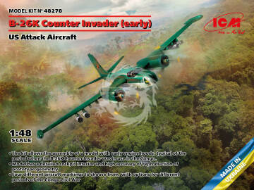 B-26K Counter Invader (early) ICM 48278 skala 1/48