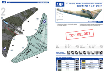 Horten Ho IX V1 with BMW 003 AMP 72017 skala 1/72