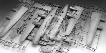 B-24D Liberator Revell 03831 skala 1/48