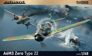 A6M3 Zero Type 22 Profipack Eduard 82214 skala 1/48