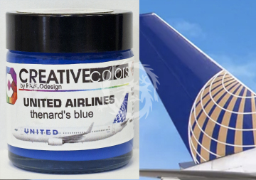 Farba United Airlines thendart's blue  Color 30 ml - Creatve Color CC-PA073