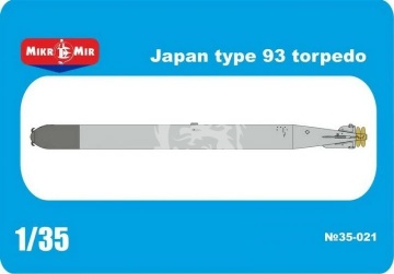 Japan type 93 Torpedo (Long Lance) MikroMir 35-021 skala 1/35