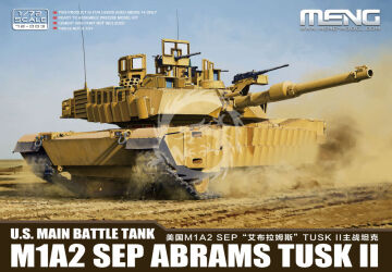 M1A2 SEP Abrams TUSK II MENG-Model 72-003 skala 1/72 