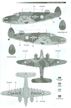  Lockheed Hudson Mk. I/III/IV Classic Airframes 48-004 skala 1/48