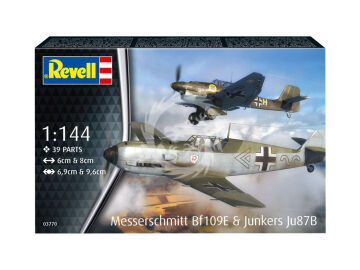  Messerschmitt Bf109E & Junkers Ju87B - Revell 03770 skala 1/144