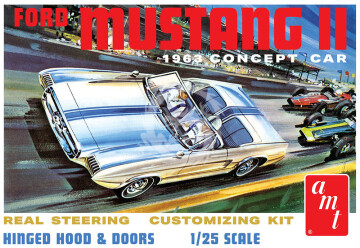 1963 Ford Mustang II Concept Car  - AMT 1369 skala 1/25