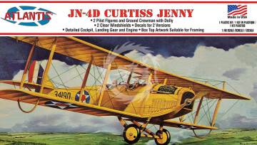 Curtiss Jenny JN-4 Airplane - Atlantis 534 skala 1/48