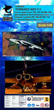Tornado ADV F.3 Exhaust Nozzles RB 199-4R Mk.104 (closed)  - Katran K4871 skala 1/48