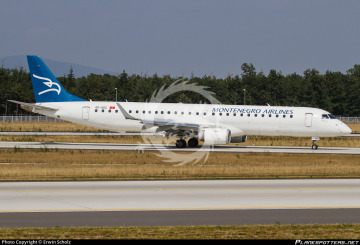 Embraer ERJ-195 - Montenegro Airlines 40-AOB- decal BOA14496