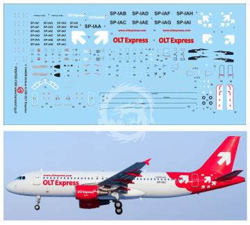 Airbus A320 OLT Express - Banzai 144008 - skala 1/144