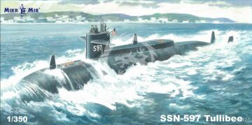 Okręt podwodny SSN-597 Tullibee MikroMir 350-041 skala 1/350