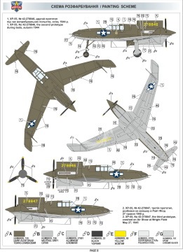 XP-55 Ascender Modelsvit 4808 skala 1/48