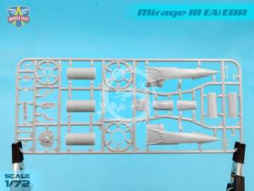 Model plastikowy Mirage IIIEA/EBR, ModelSvit, MSVIT 72063, skala 1/72