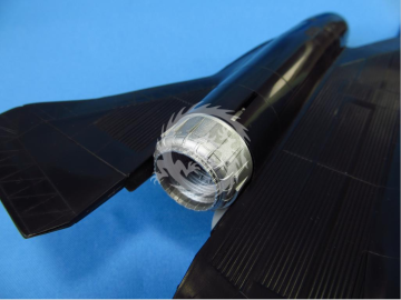 MDR7242 SR-71 Blackbird Jet nozzles-Metallic Details 1/72