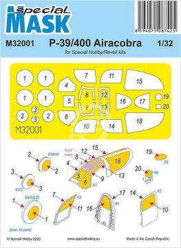 Maski do P-39 Airacobra Mask Special Hobby M32001 skala 1/32