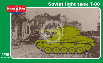 Soviet light tank T-80  Mikromir MM48-009 skala 1/48