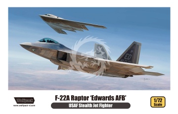 F-22A Raptor 'Edwards AFB' Wolfpack. WP17210 skala 1/72