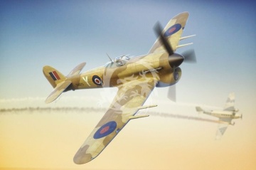 Hawker Typhoon Mk. Ib Car Doors, Desert and Luftwaffe trials - Brengun BRP72039 skala 1/72