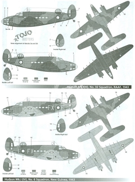  Lockheed Hudson Mk. I/III/IV Classic Airframes 48-004 skala 1/48